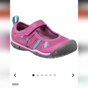 Keen Maryjane Moxie Pink Shoes. Fabric Upper Rubber Sole Women's 8 Kid 6 outdoor